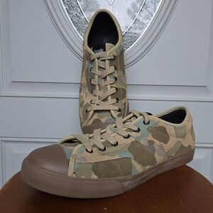 Simple S1 Camo Suede Low Retro Skate Sneaker